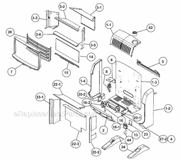 Page A Diagram and Parts List for MHBF10LP  Mr Heater Heater
